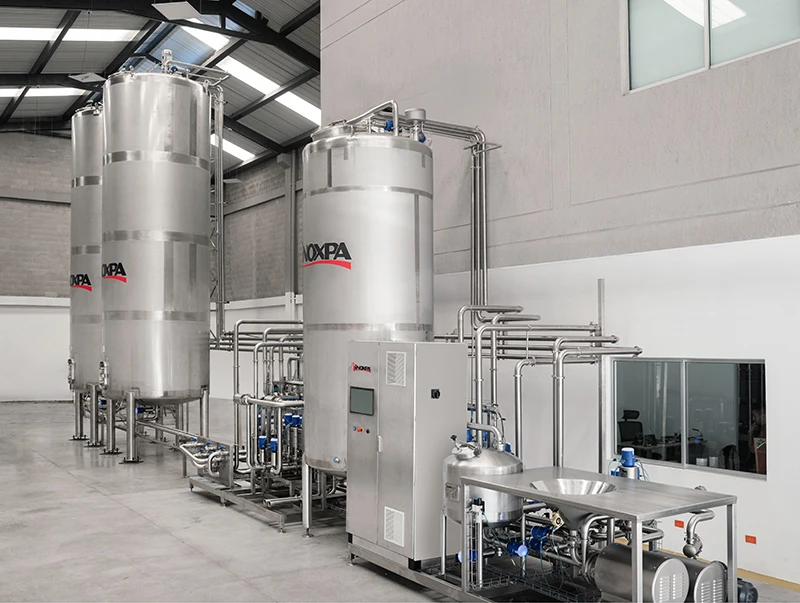 Automatic line for isotonic beverages